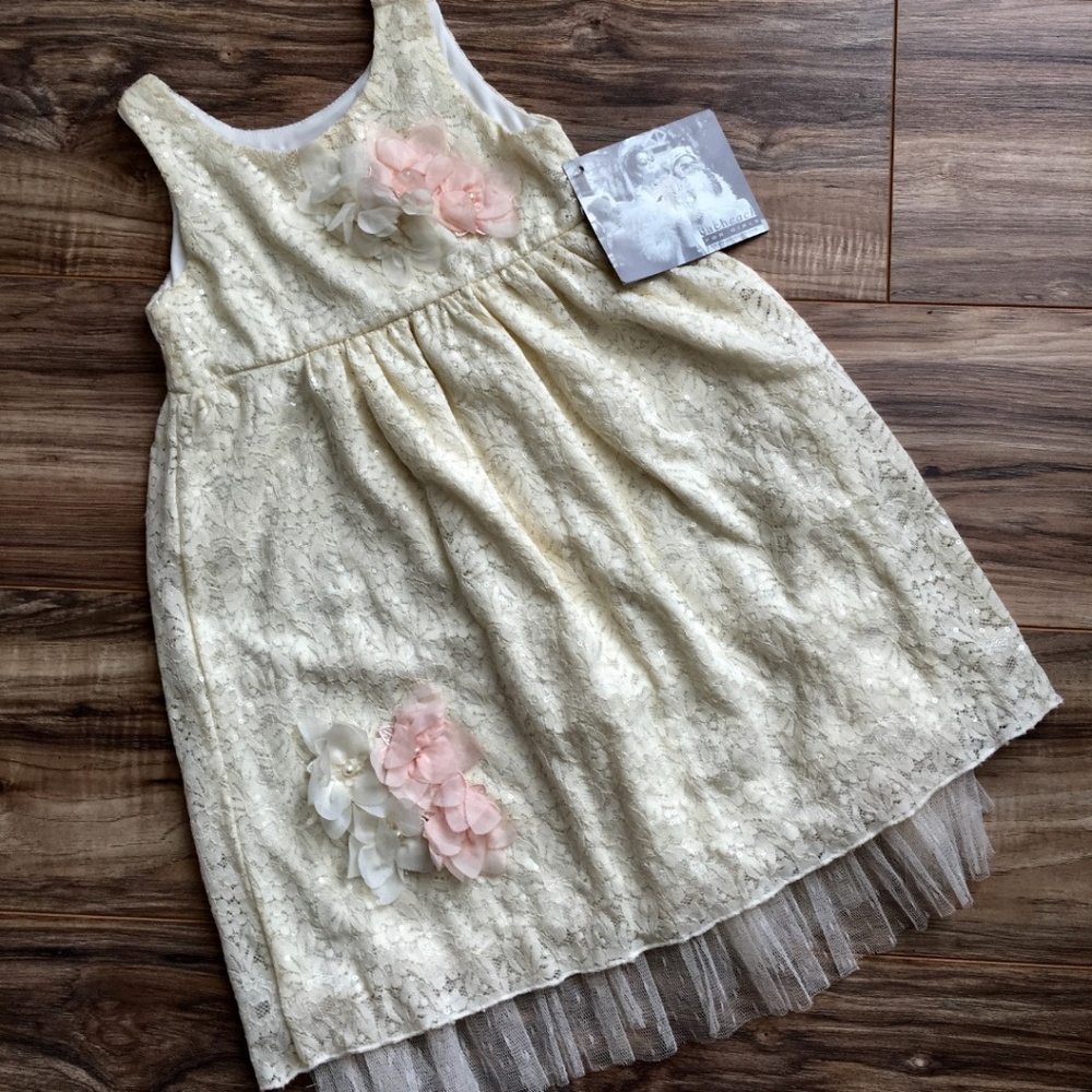 {New} Girls Boutique Cach Cach Dress Size 5